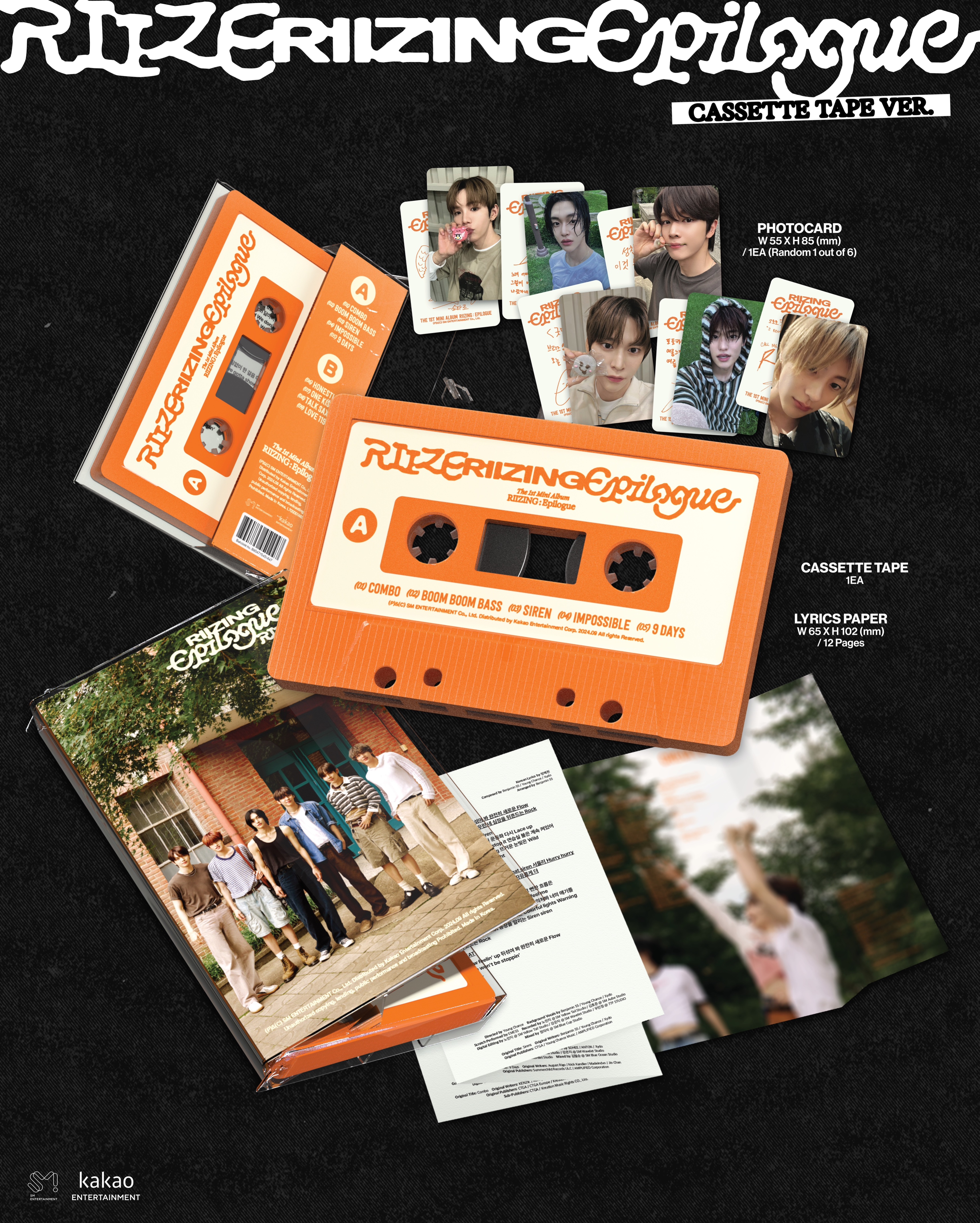 [รับกด+นำเข้าสินค้า] RIIZE - 1ST MINI ALBUM RIIZING : Epilogue
