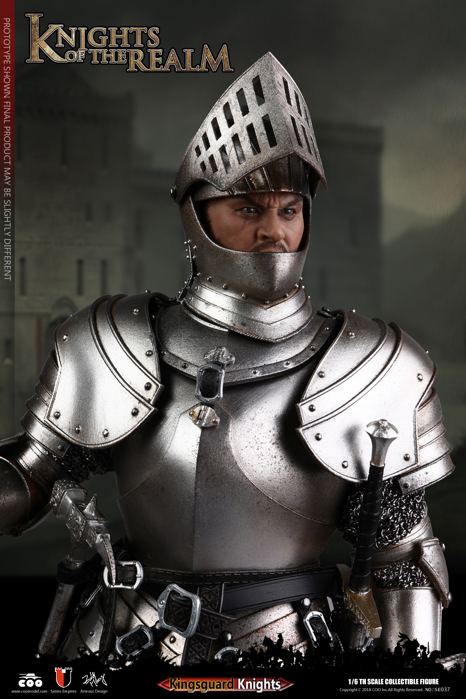 COOMODEL SE036 SE037 DIE-CAST ALLOY 1/6 SERIES OF EMPIRES - KNIGHTS OF THE REALM
