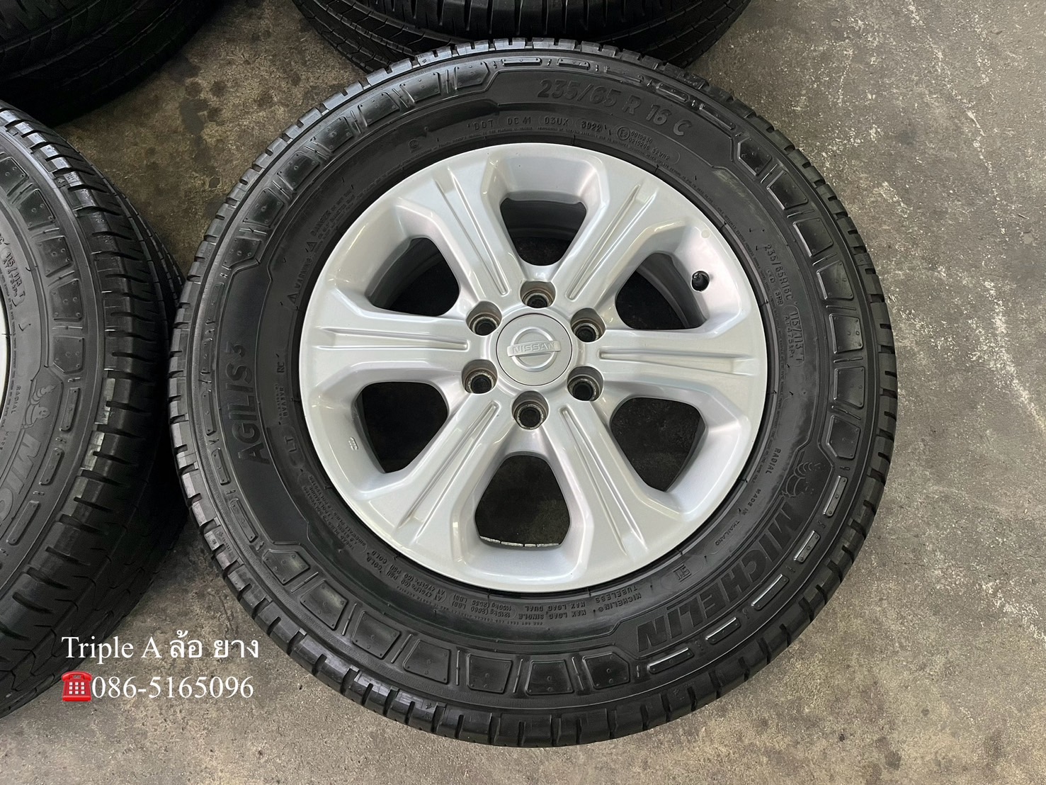 ✨ล้อแม็กพร้อมยาง 6รู114✨Nissan Navara NP300 ตัวเตี้ย ขอบ 16💖สภาสวย💖