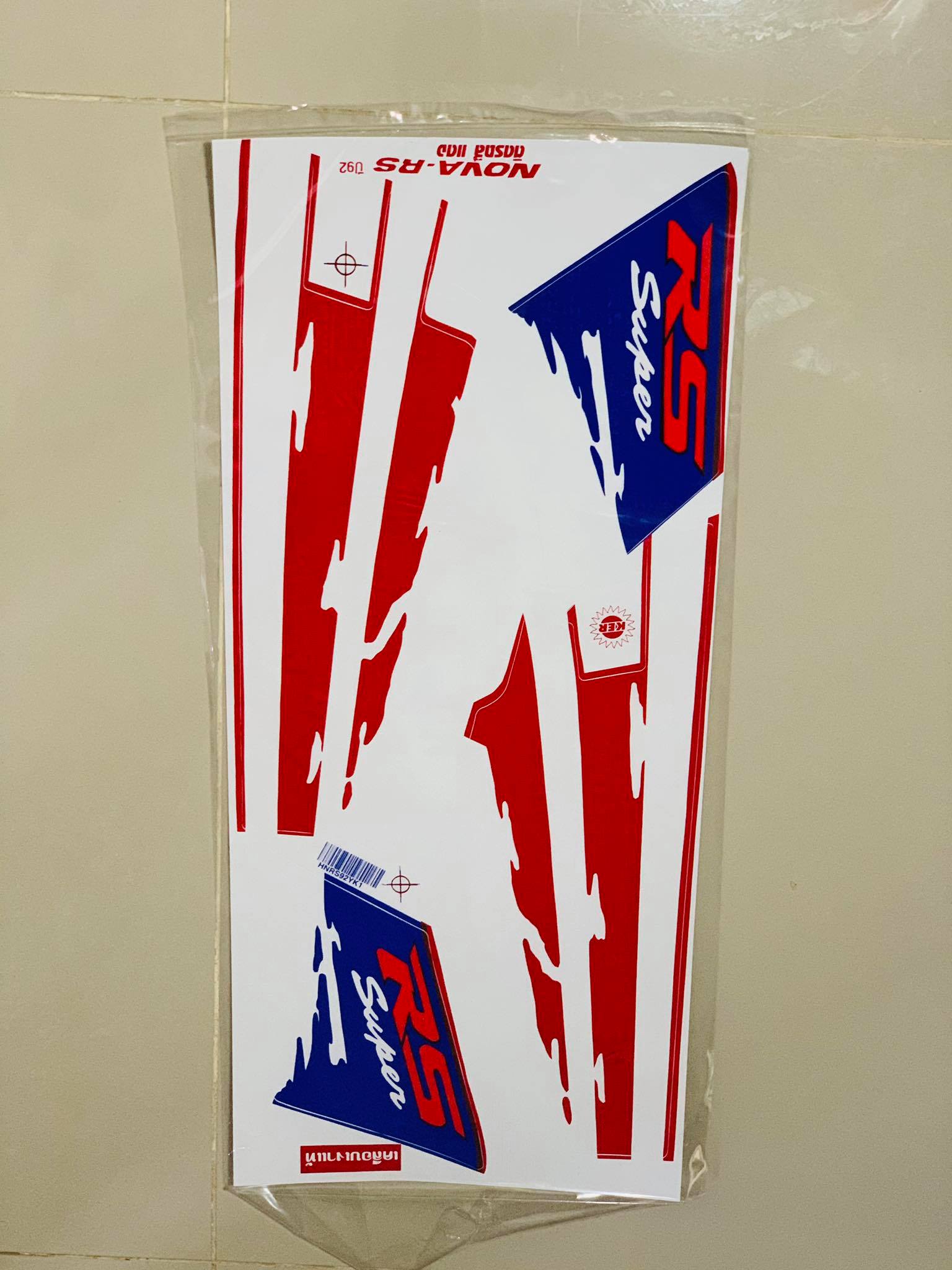 สติ๊กเกอร์ nova rssuper โนวา อาร์เอสซูปเปอร์