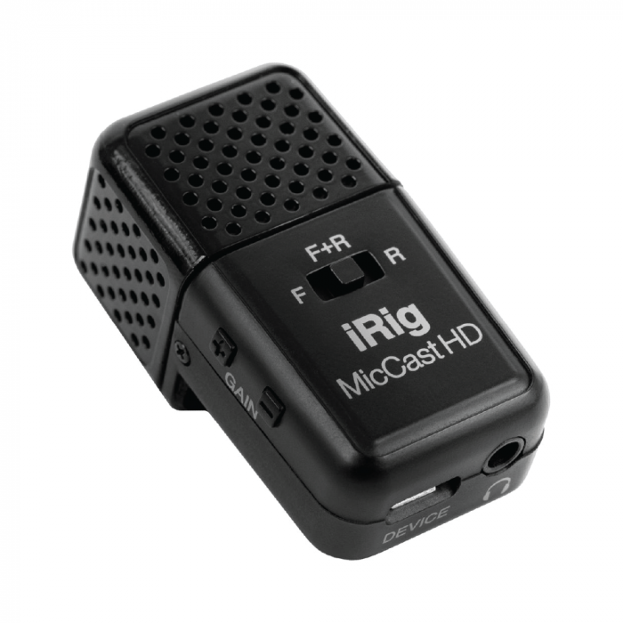 IK Multimedia iRig Mic Cast HD ไมโครโฟนบันทึกเสียงสำหรับ Smartphone คุณภาพเสียงที่มากกว่าระดับ HD