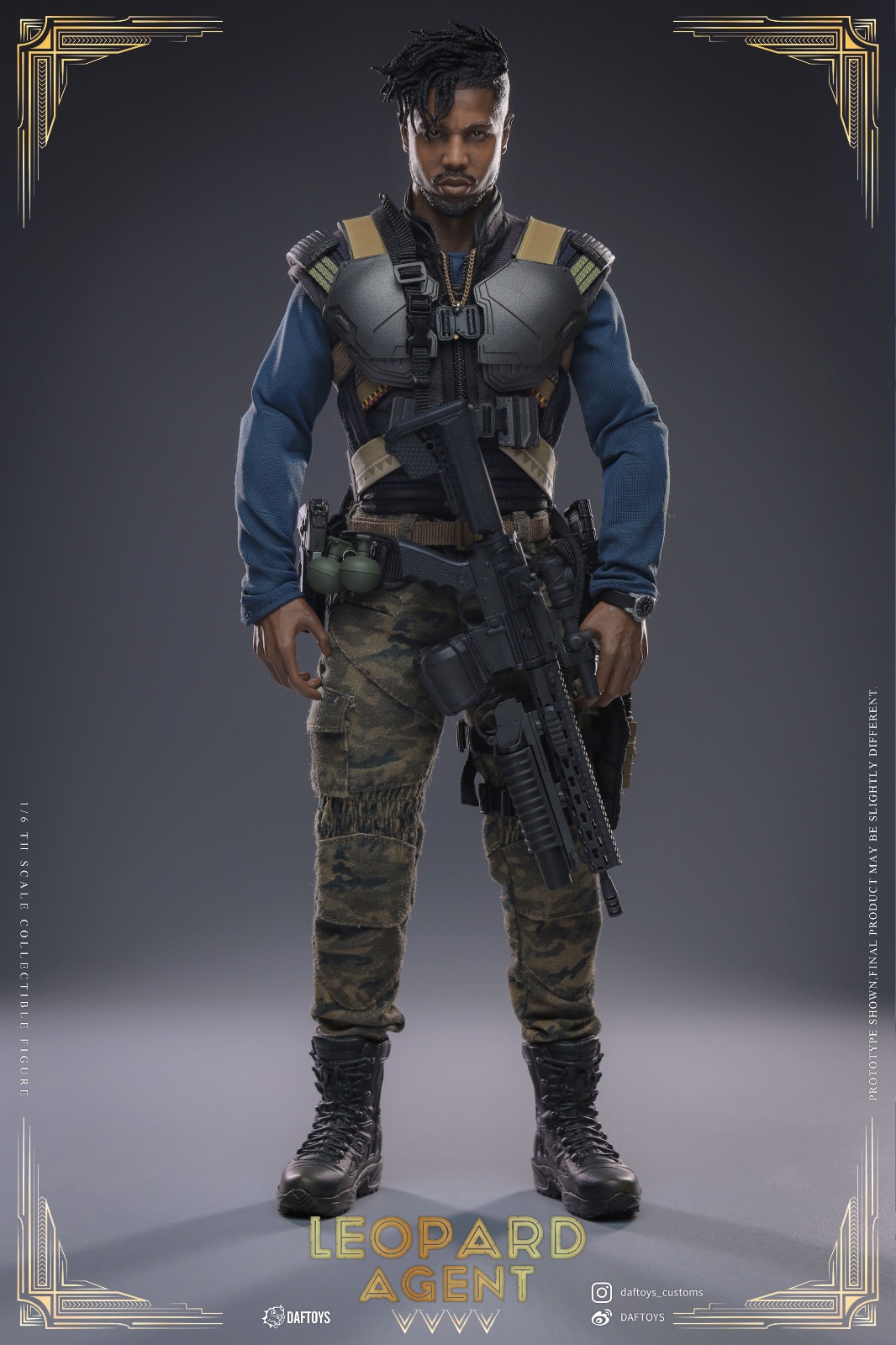 DAFTOYS F018 1/6 Leopard Agent