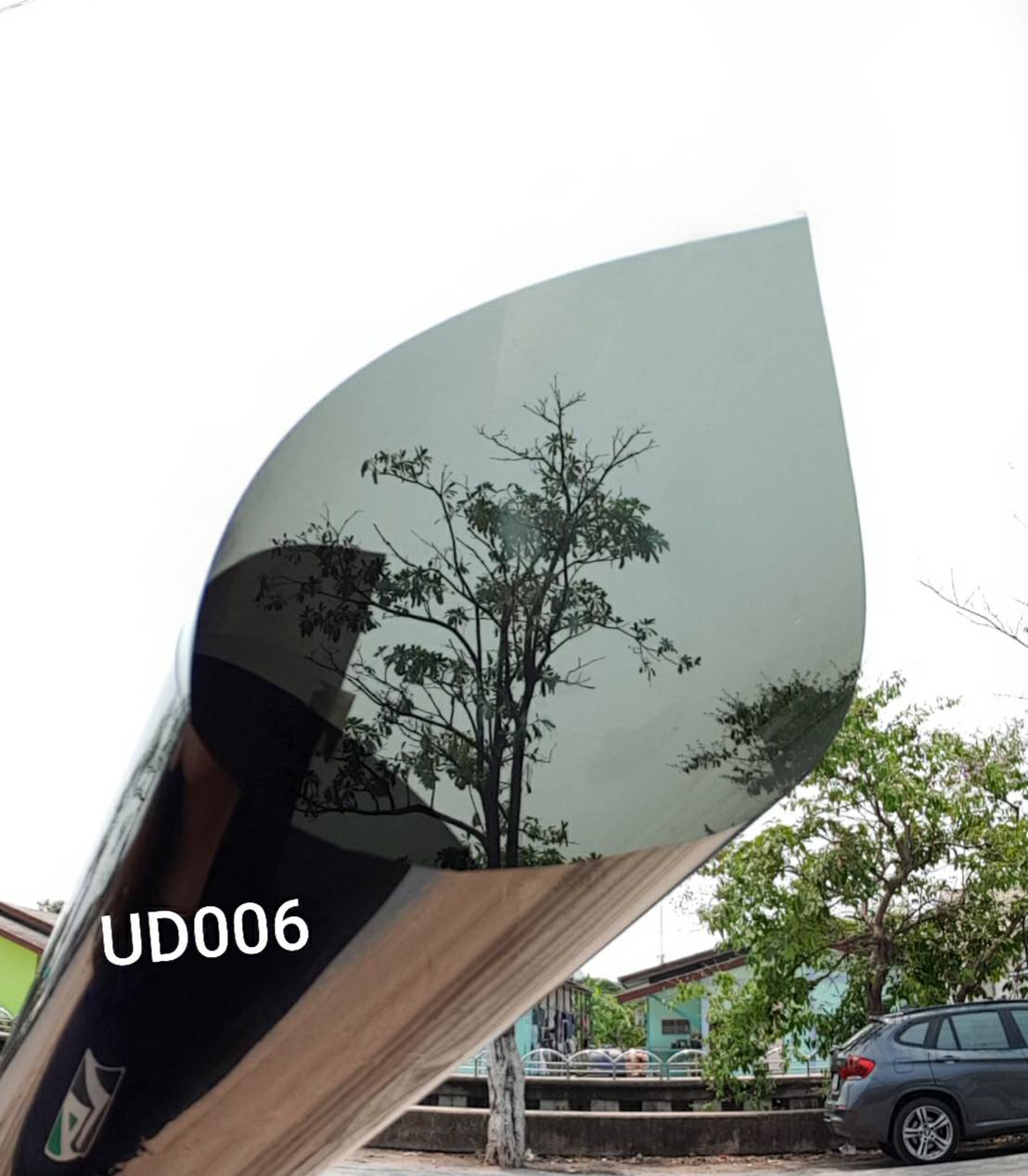 lala flim ฟิล์มติดกระจกปรอท UD006-90cm.แบบกาวในตัว ชา 90CM*1M