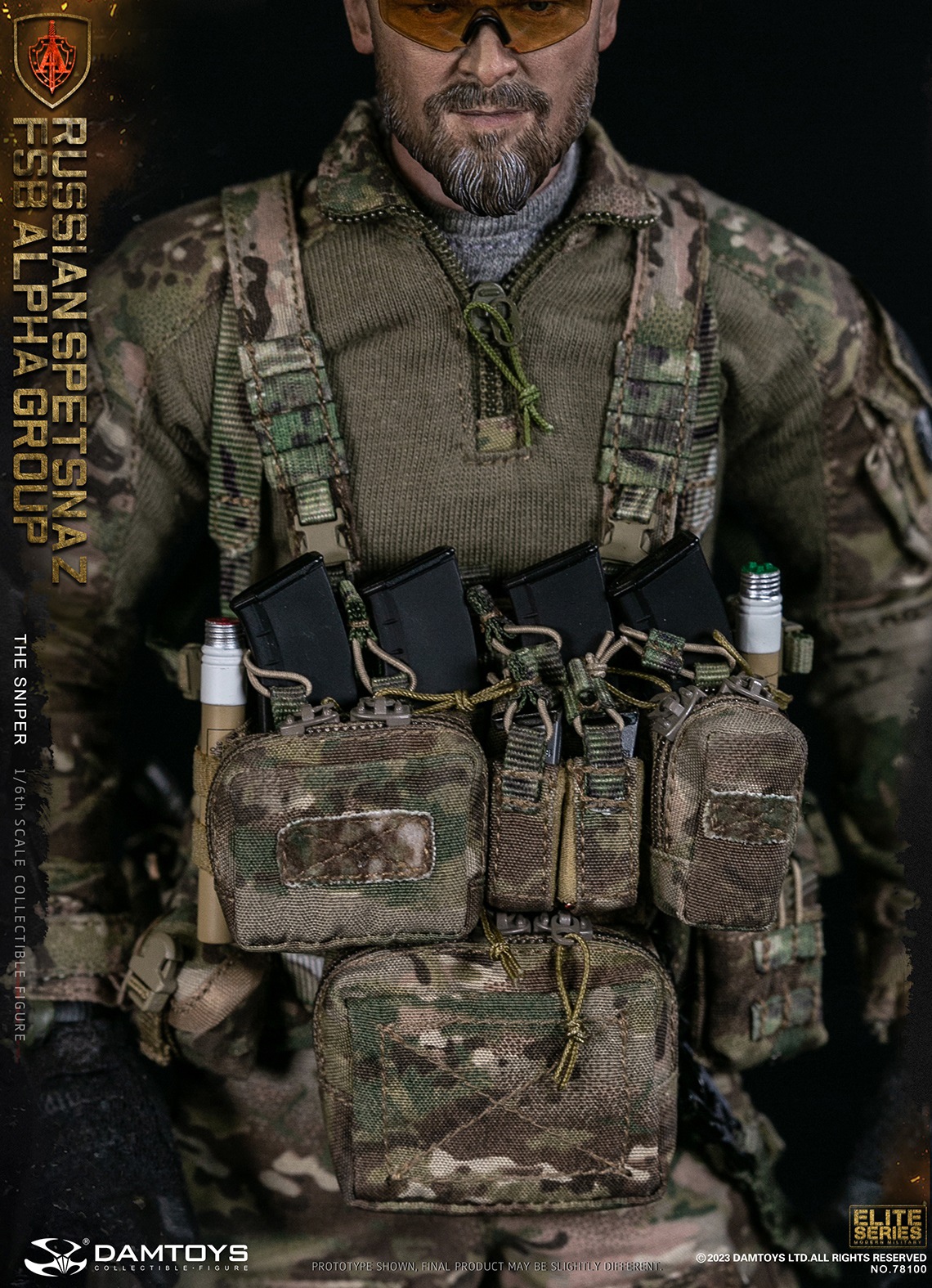 DAMTOYS 78100 1/6 RUSSIAN SPETSNAZ FSB ALPHA GROUP - THE SNIPER