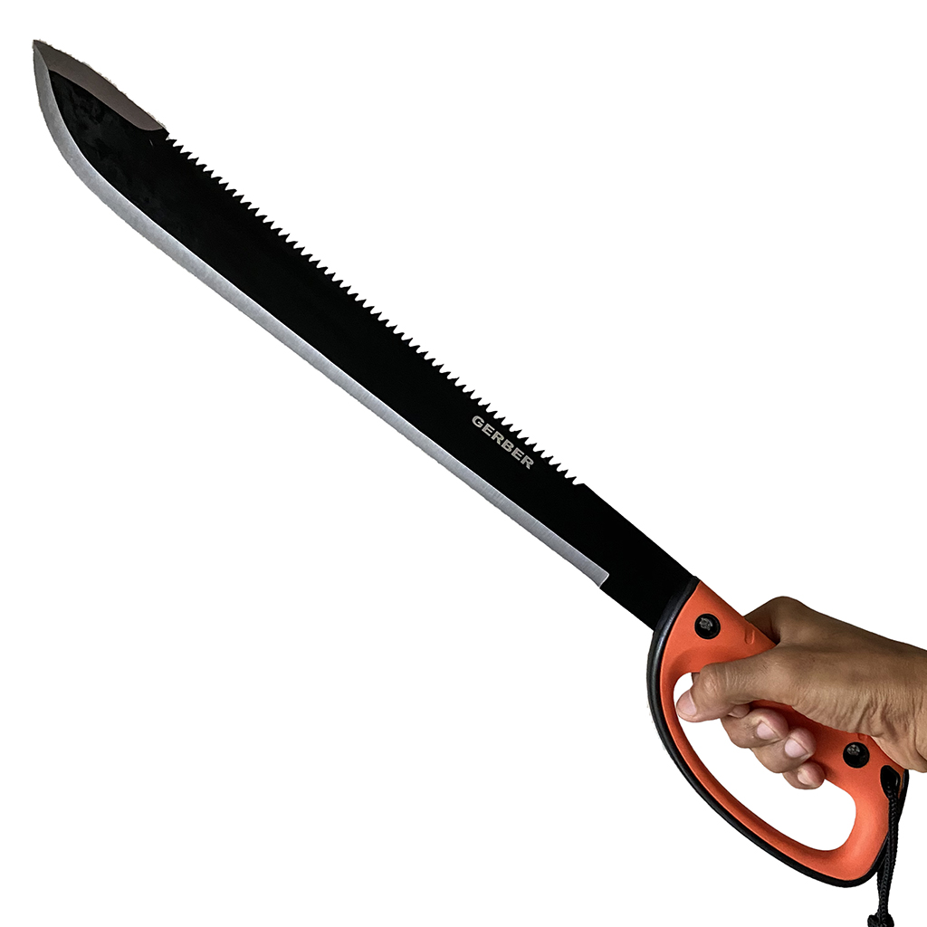 มีดมาเชเต้ มีดเดินป่า มีดใบตาย Machete ขนาด 24.4 นิ้ว (62 ซม.) พร้อมซองไนล่อนเก็บมีด