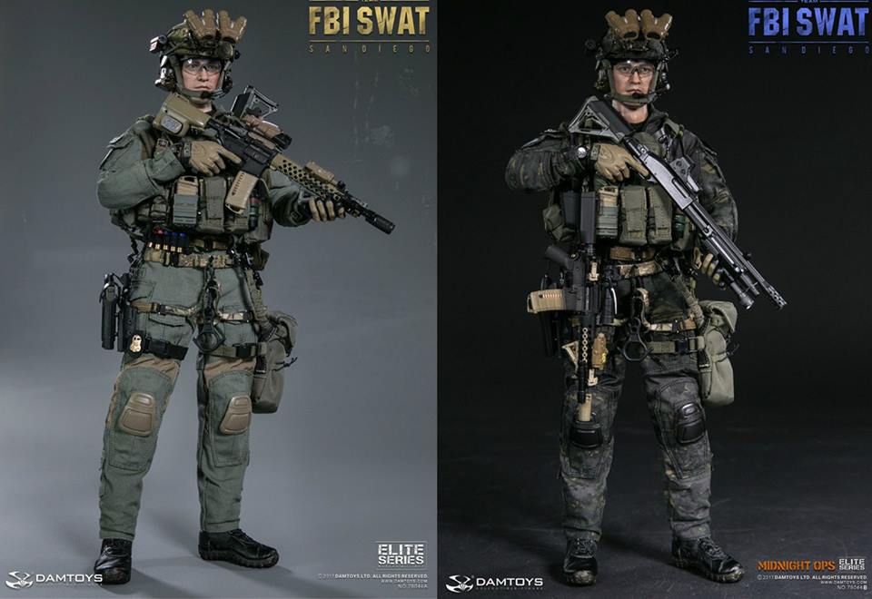 DAMTOYS No.78044 FBI SWAT TEAM AGENT - SAN DIEGO