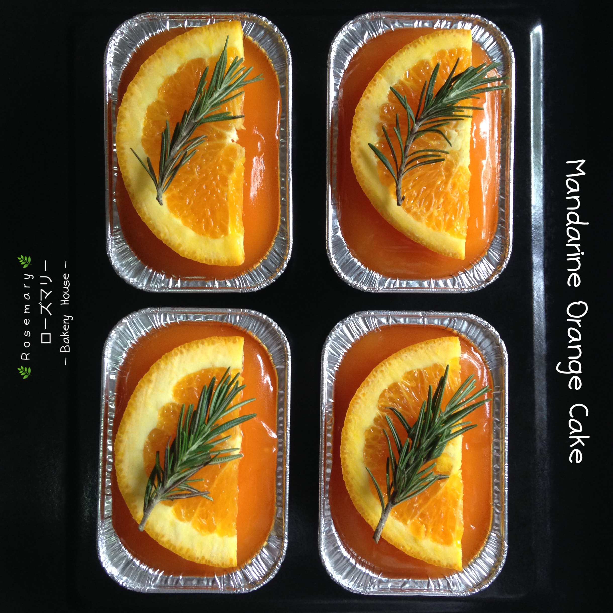 🍊 เค้กส้มแมนดาริน🍊 (แบบใส่กล่องฟรอย์) Mandarine Orange Cake (ราคาต่อชิ้น)