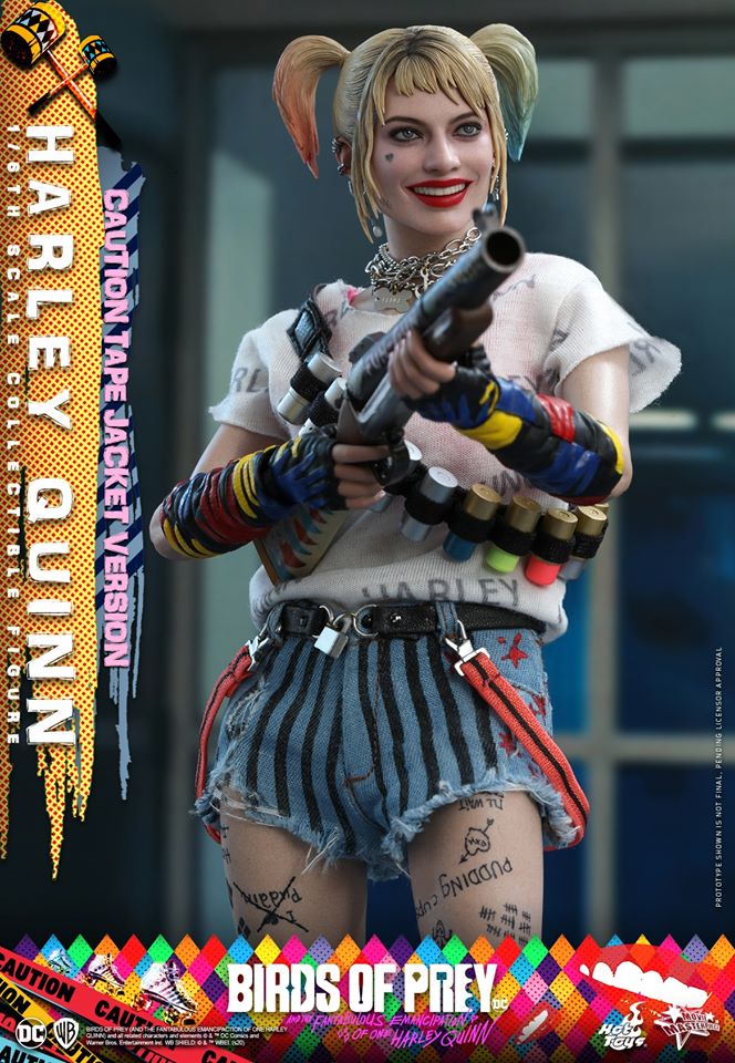 Hot Toys MMS566 Birds of Prey - Harley Quinn (Caution Tape Jacket Version)