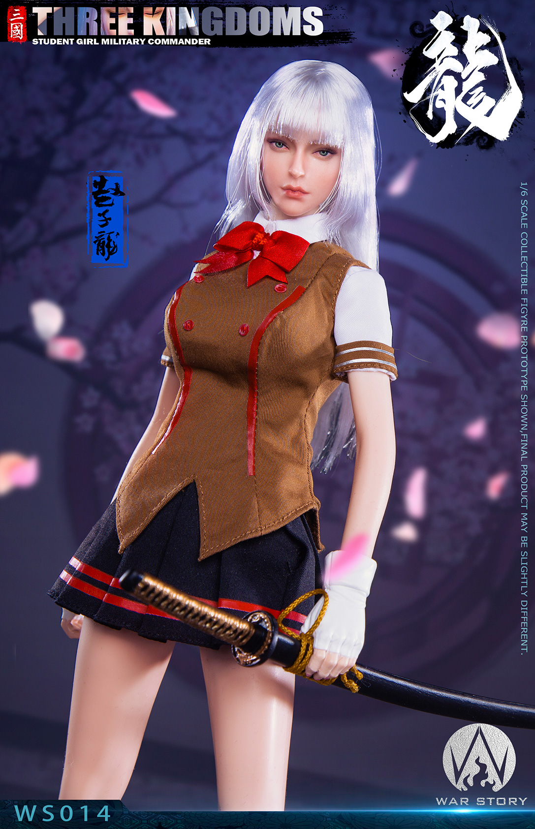 WAR STORY WS014 1/6 Three Kingdoms Female Military General - Zhao Yun