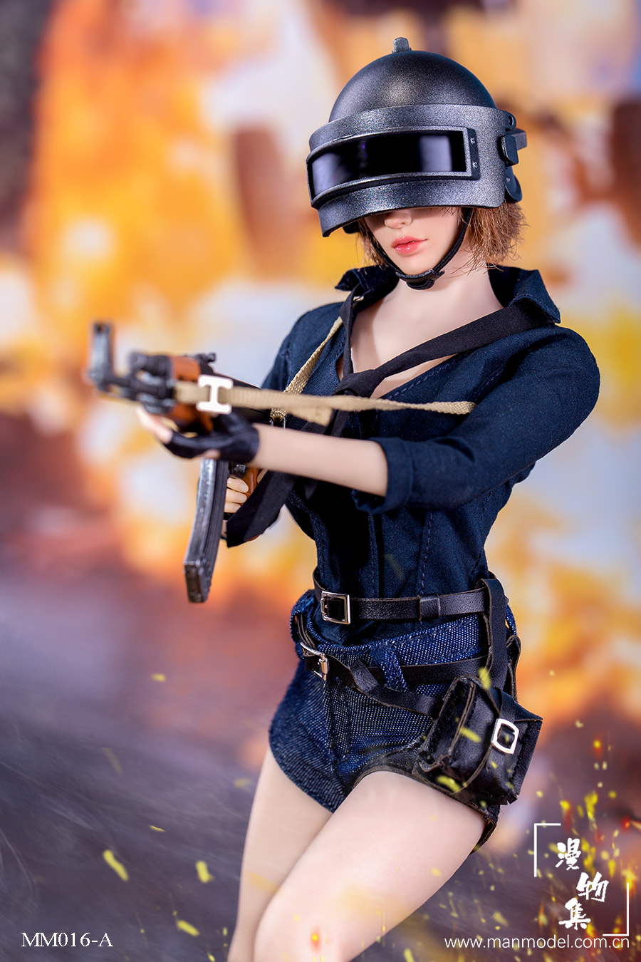 Manmodel MM016 Chicken Dinner Female Combat Suit