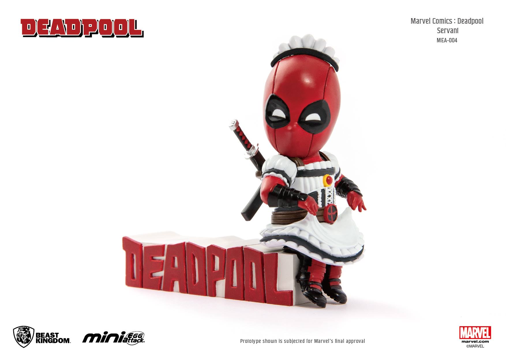 Beast Kingdom 4" Mini Egg Attack MEA-004 Marvel Comics - Deadpool