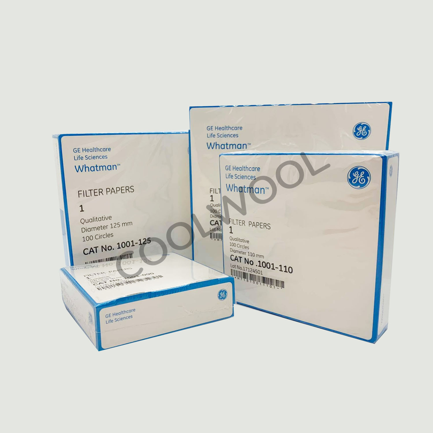 กระดาษกรองเบอร์ 1 -pore size 11µm(100 แผ่น/pkg)-whatman