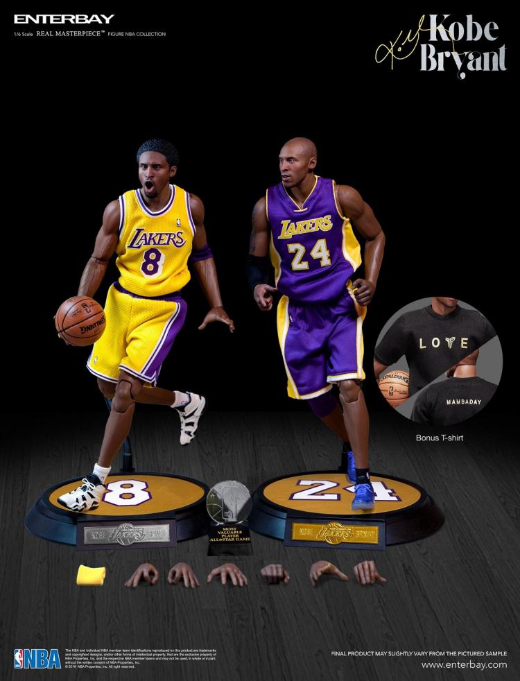 ENTERBAY RM-1065 1/6 NBA - Kobe Bryant (Upgraded Version)