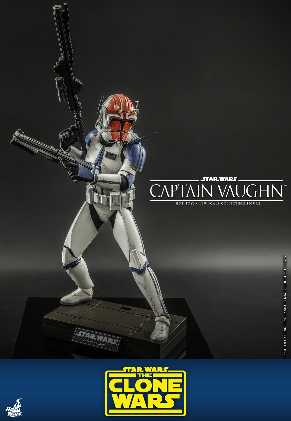 Hot Toys TMS065 1/6 Star Wars: The Clone Wars™ - Captain Vaughn™