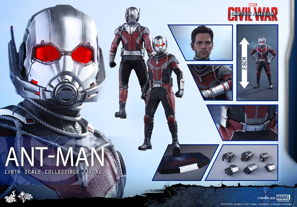 Hot Toys MMS362 CAPTAIN AMERICA: CIVIL WAR - ANT-MAN