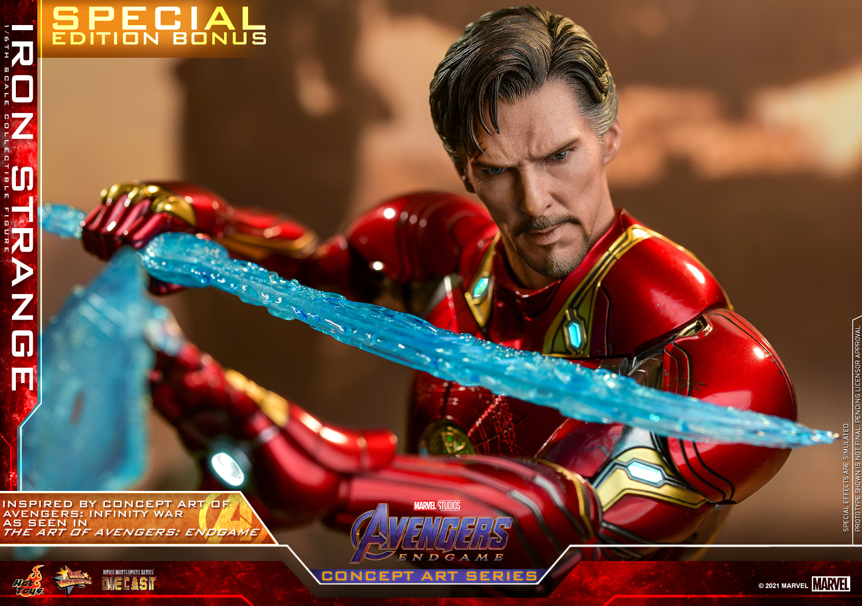Hot Toys MMS606D41 1/6 Avengers: Endgame (Concept Art Series) - Iron Strange
