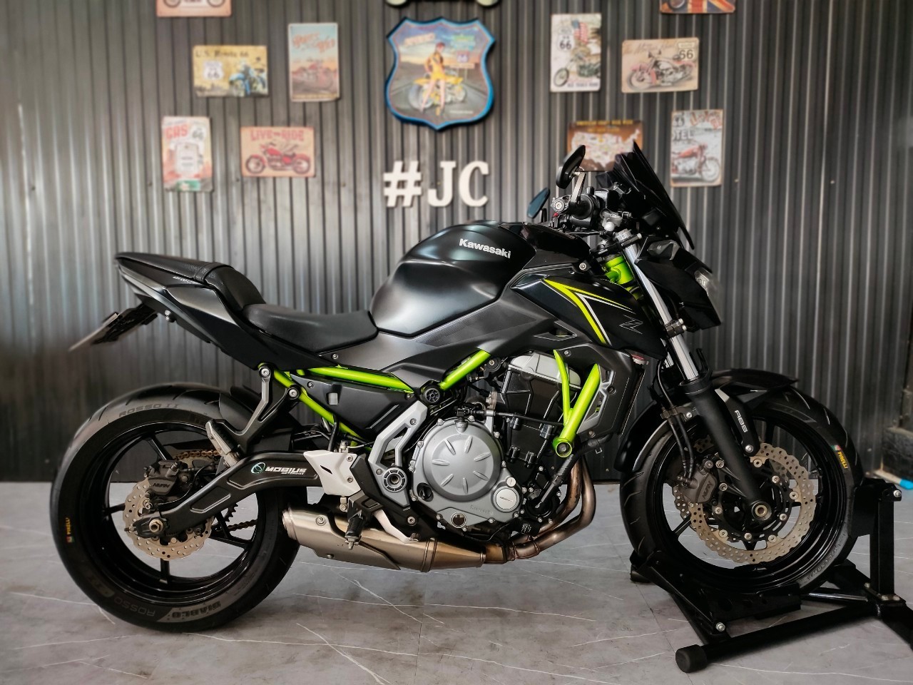 Z650abs ปี 2018 รถบ้านมือเดียวเกรด🅰️