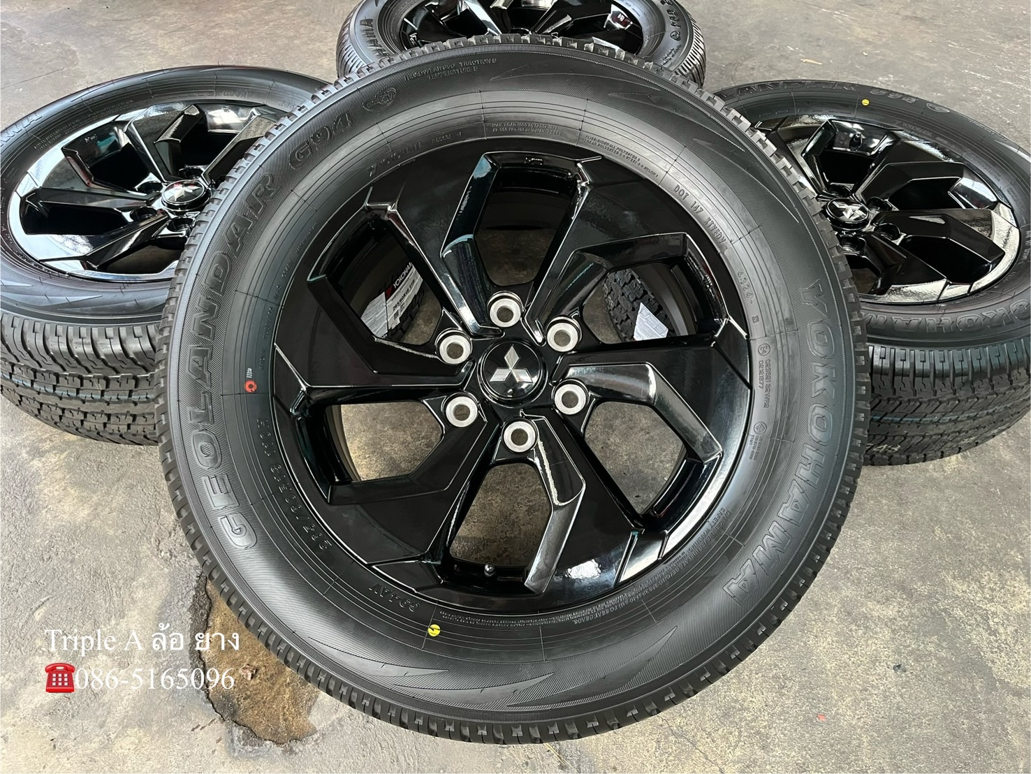 ✨ล้อแม็กพร้อมยางใหม่💯✨Mitsu Pajero Sport รุ่นใหม่ล่าสุด ขอบ 18 สีดำแท้💯💖ใหม่กริ๊บ💖