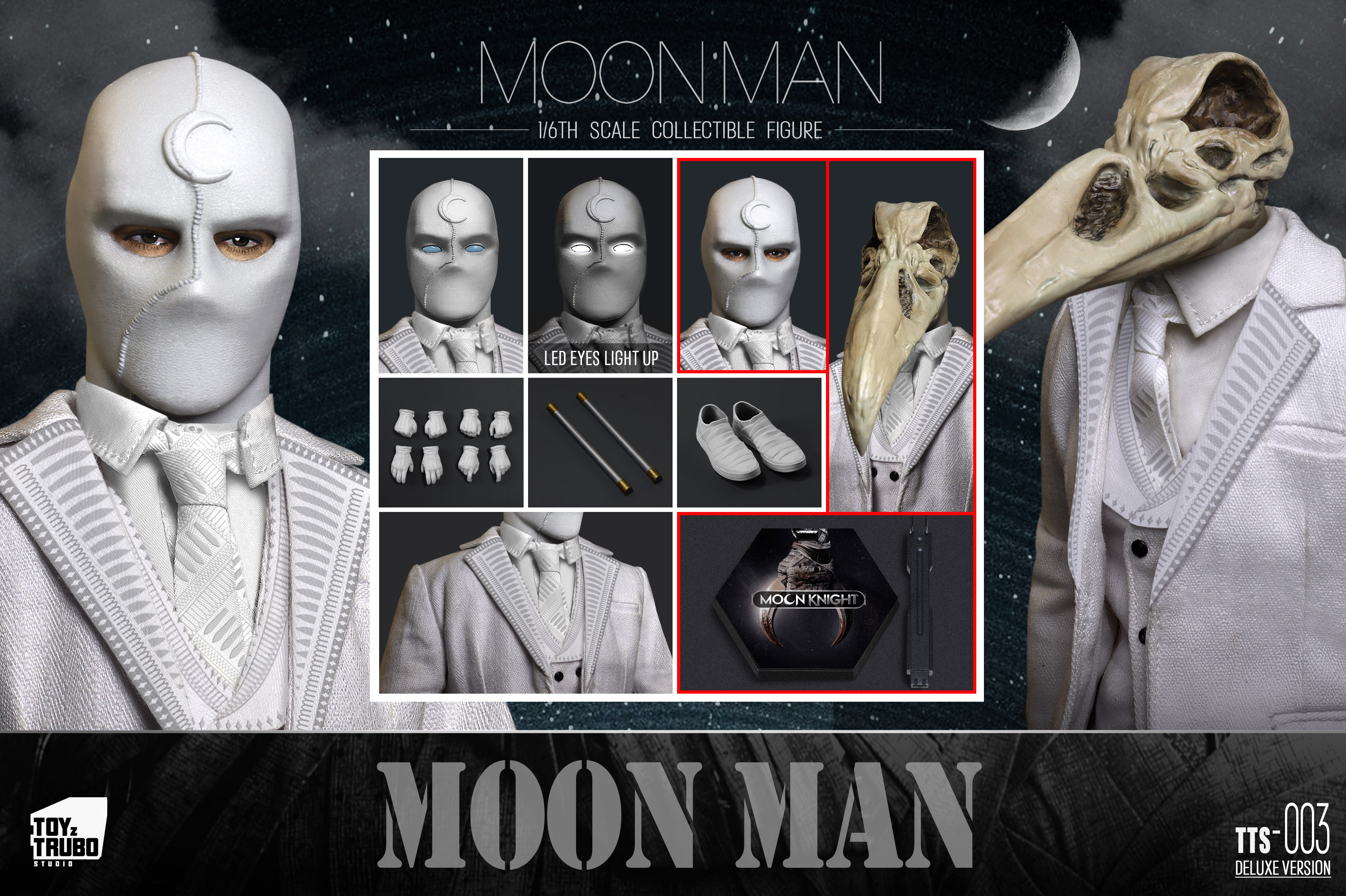 Toyz Trubo Studio TTS-003D 1/6 MOON MAN (Deluxe Edition)