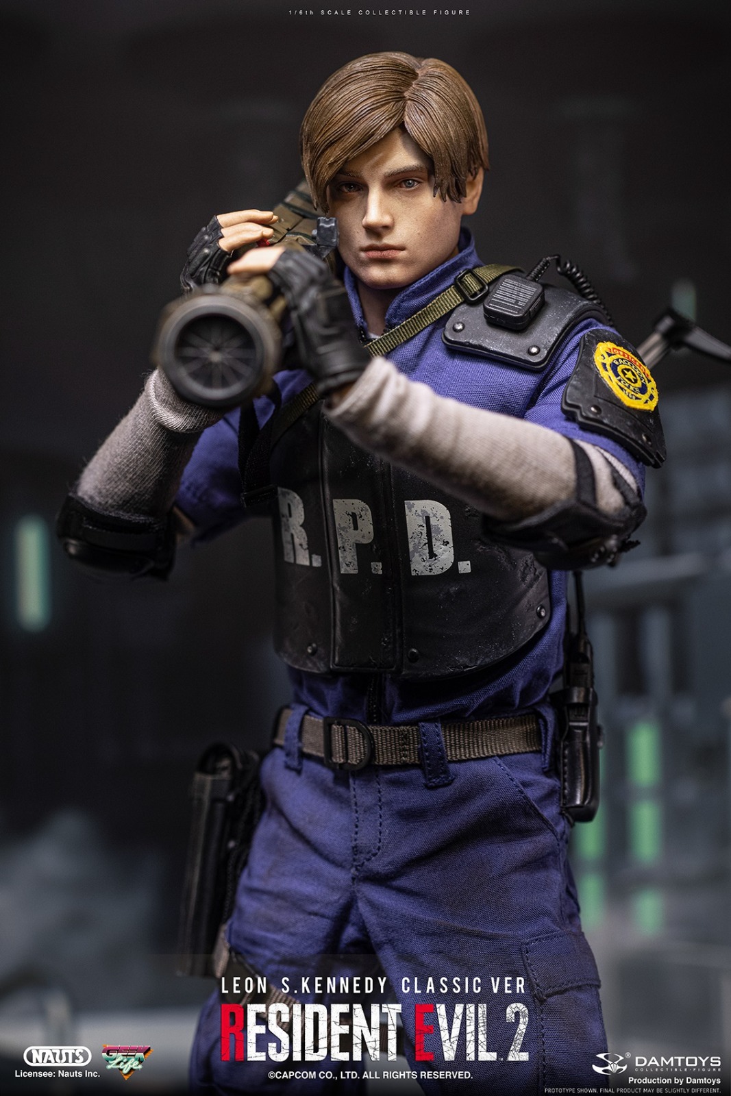 DAMTOYS DMS037 1/6 RESIDENT EVIL 2 - LEON S.KENNEDY (CLASSIC VER)