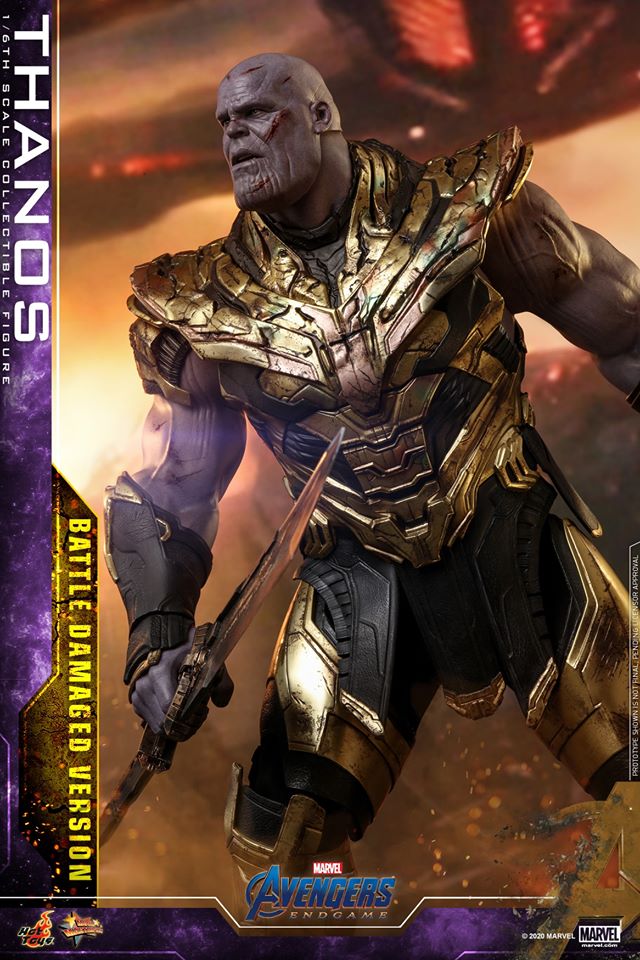 Hot Toys MMS564 Avengers: Endgame - Thanos (Battle Damaged Version)