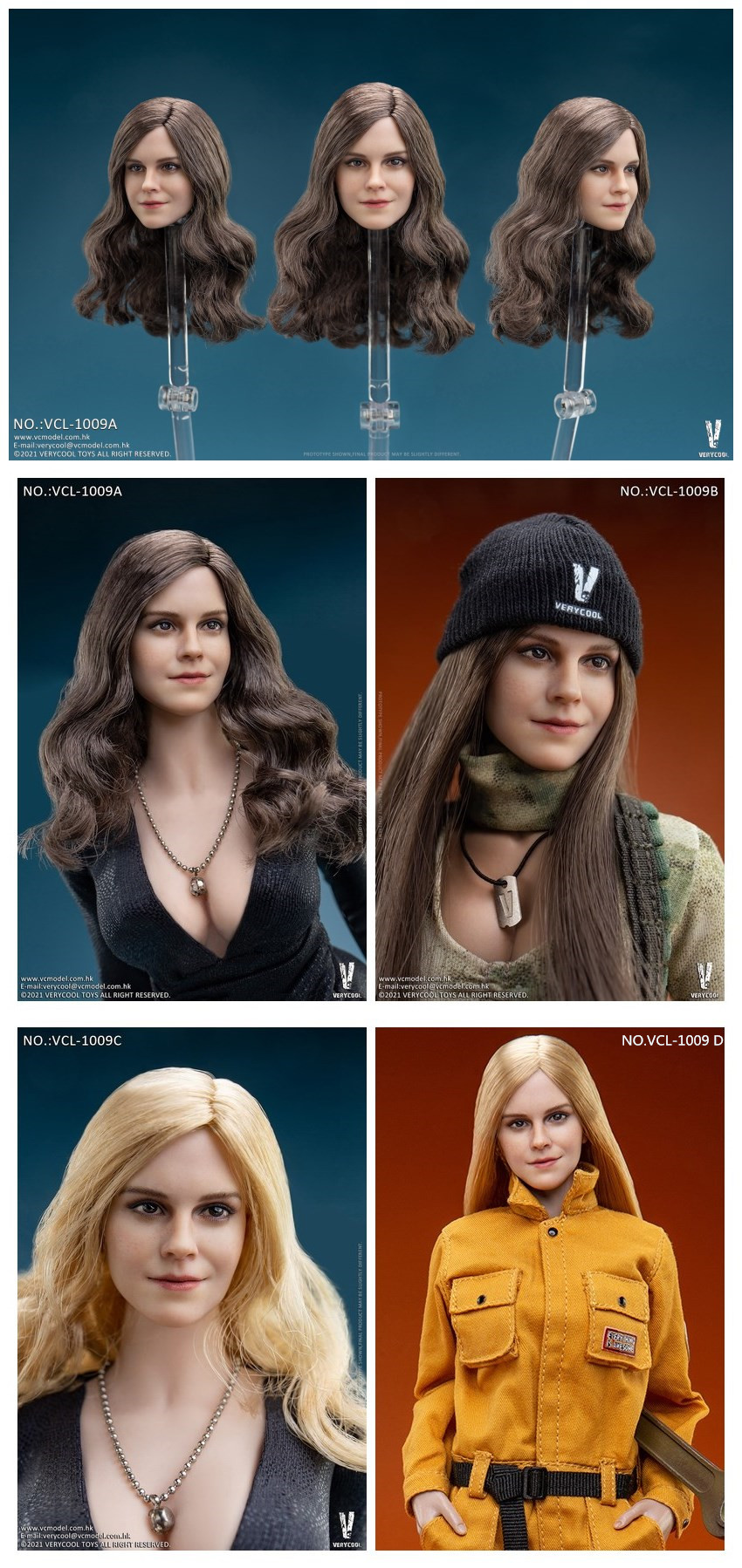 VERYCOOL VCL-1009 1/6 Headsculpt