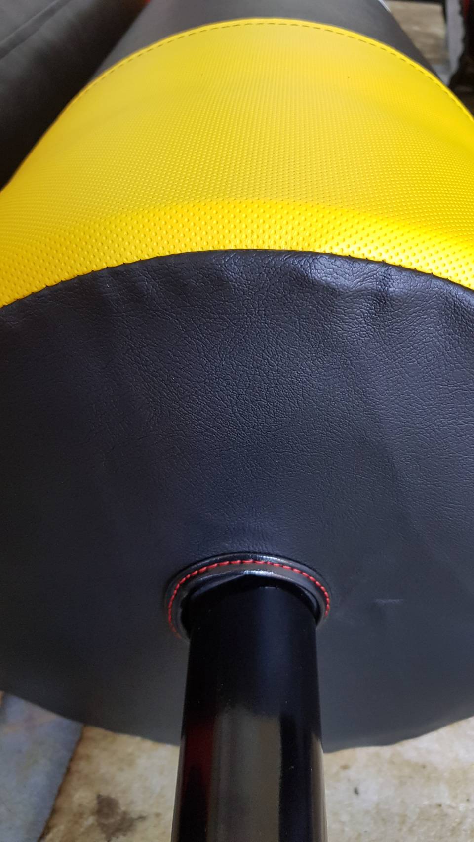 กระสอบทรายตั้งพื้นรุ่นกลางสีเหลือง