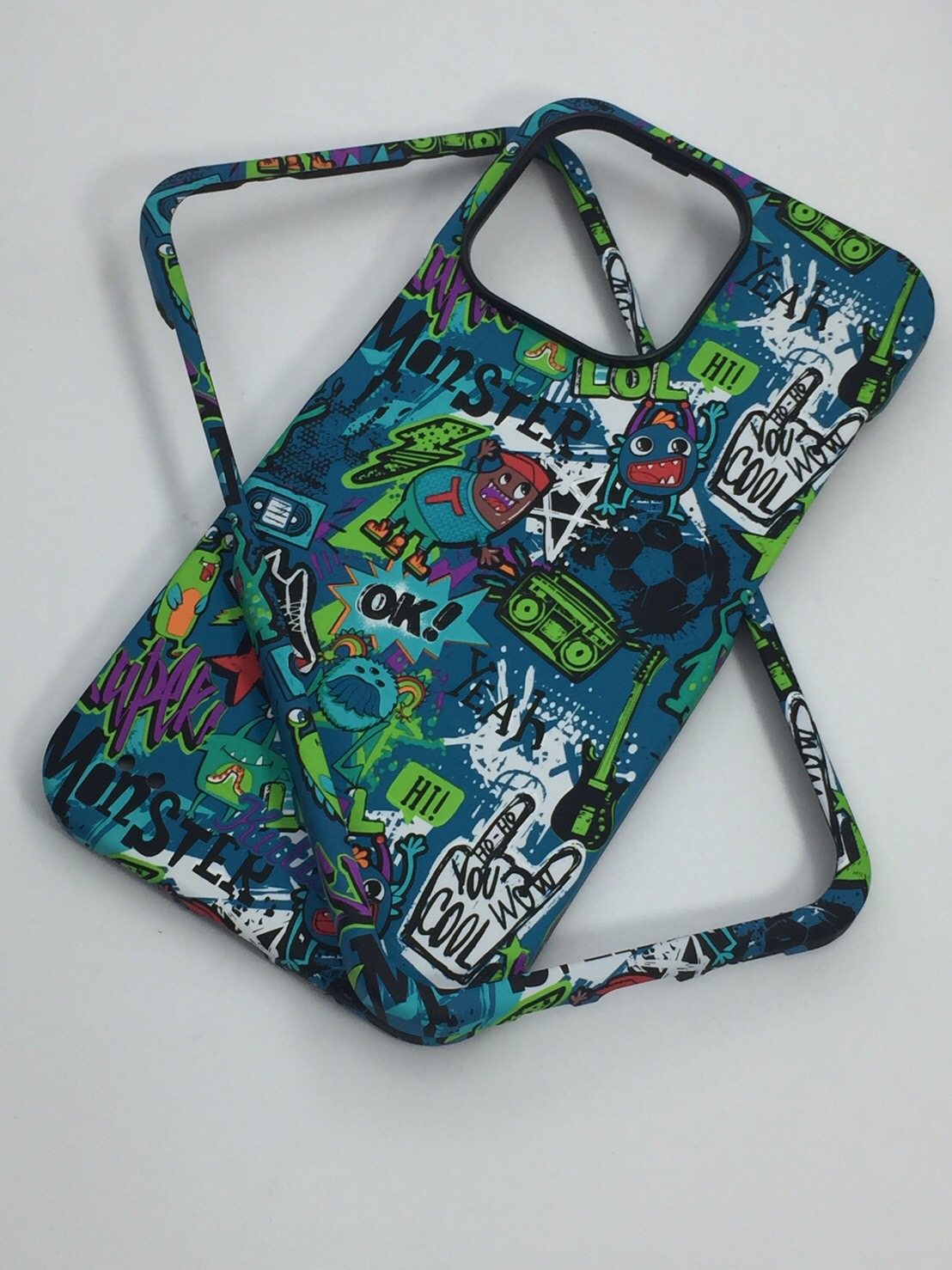 เคสคูทิส(Kutis)เคสไอโฟน13PRO(ลายMonster)มาใหม่ เคสประกบหน้า-หลัง เคสเรืองแสง เคสลายวินเทจ ร้านSuperhero Klongthom