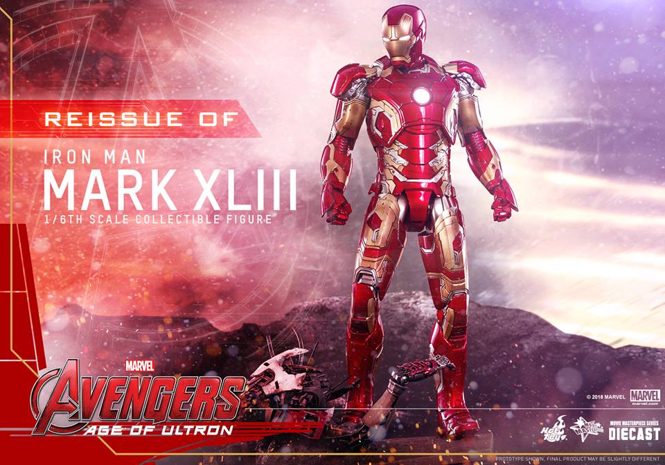 Hot Toys MMS278D09 AVENGERS: AGE OF ULTRON - MARK XLIII