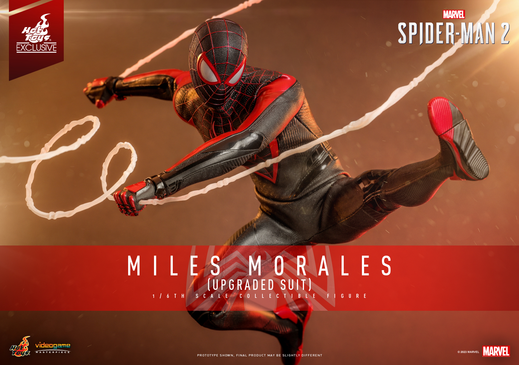 Hot Toys VGM55 1/6 Marvel's Spider-Man 2 - Miles Morales (Upgraded Suit)