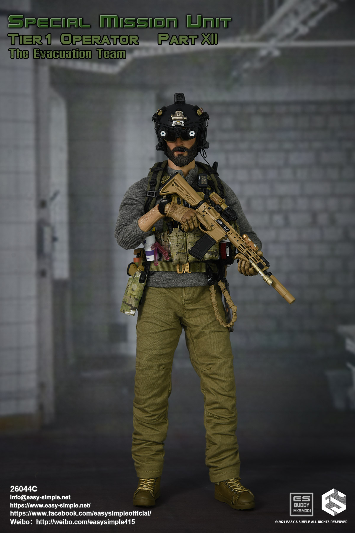 Easy&Simple 26044C Special Mission Unit Tier1 Operator Part XII The Evacuation Team