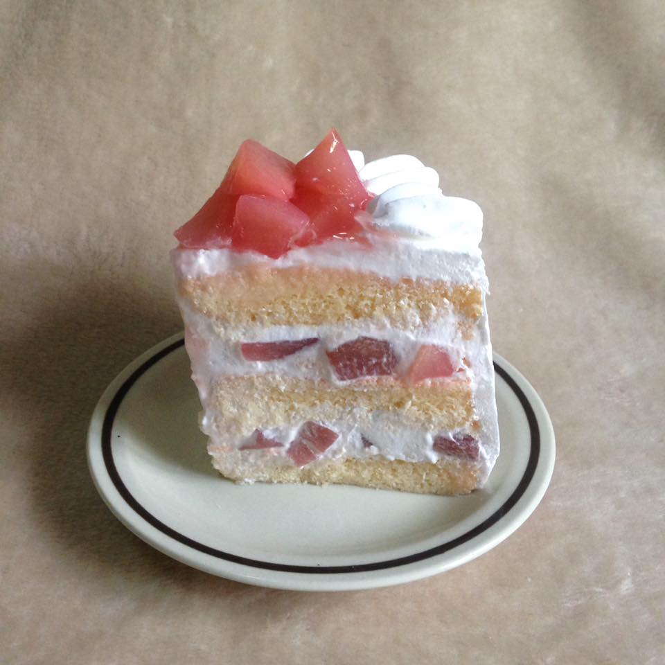 🍑 เค้กพีช 🍑 (1 ปอนด์) Peach Cake (1 Pound / 6" x 6") 2 ชั้น