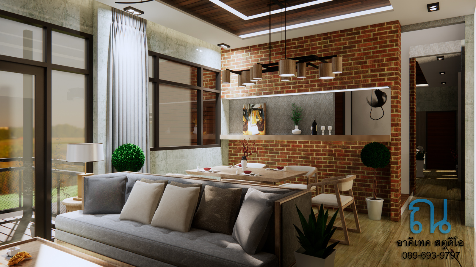 แบบบ้านชั้นครึ่ง สไตล์ลอฟท์ NA-118 ขนาด 141 ตร.ม. 3 ห้องนอน 2 ห้องน้ำ