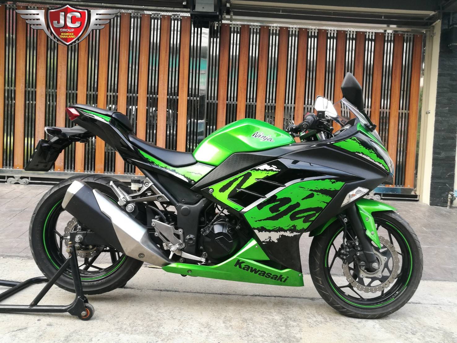 NINJA300abs รถบ้านแท้มือเดียว ไมล์แท้หมื่นต้นๆ