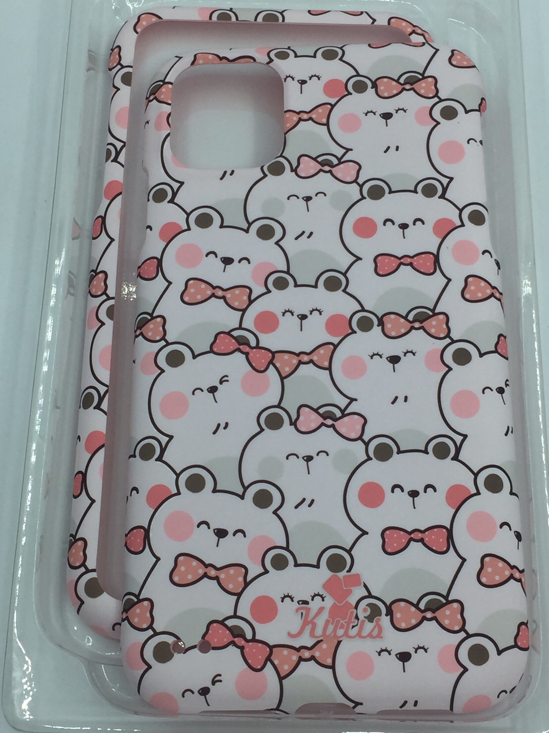 เคสคูทิส(Kutis)เคสไอโฟน11G(ลายแมวติดโบว์)มาใหม่ เคสประกบหน้า-หลัง เคสเรืองแสง เคสลายวินเทจ ร้านSuperhero Klongthom
