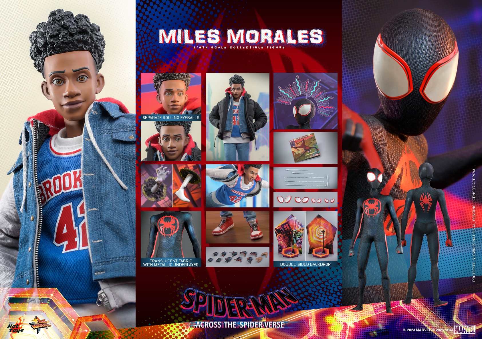 Hot Toys MMS710 1/6 Spider-Man: Across the Spider-Verse - Miles Morales