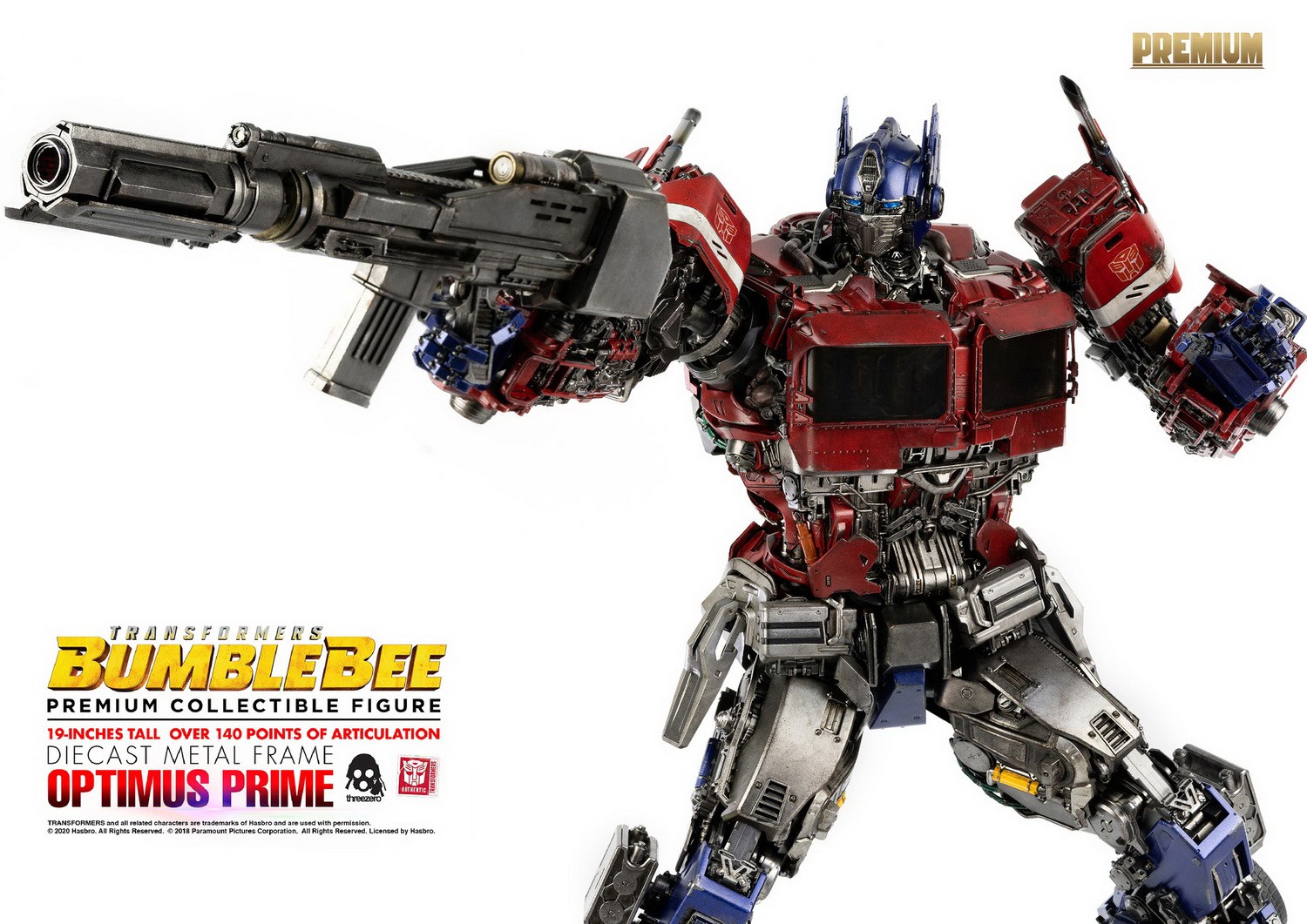 threezero 3Z0162 Transformers: BumbleBee - PREMIUM Optimus Prime