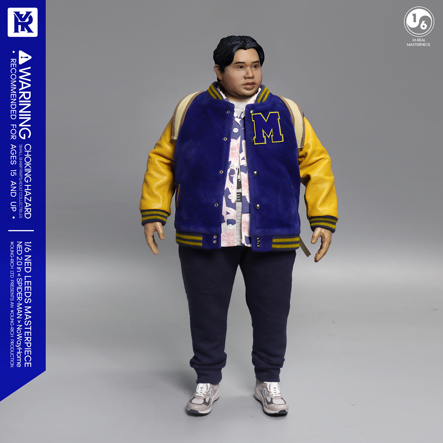 YoungRich Toys YR029F 1/6 Spider-Man: No Way Home - Fat High School Student Ned 2.0