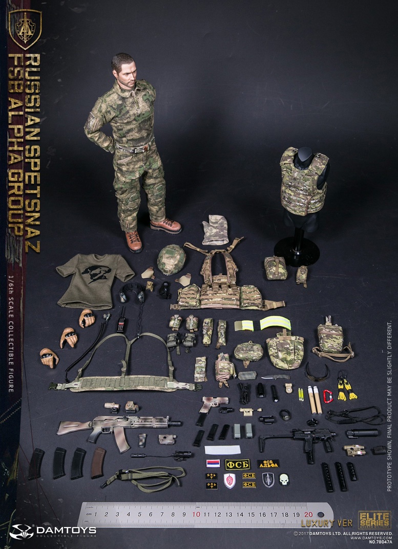 DAMTOYS 78047A RUSSIAN SPETSNAZ - FSB ALPHA GROUP (LUXURY VER)