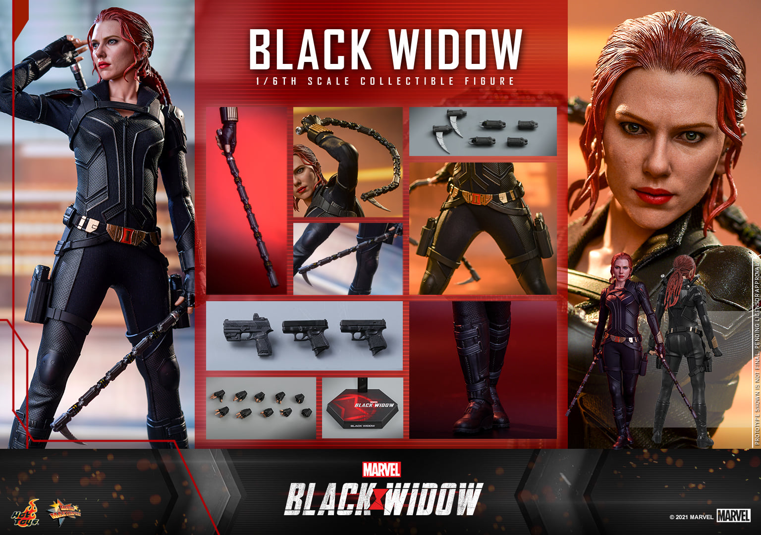 Hot Toys MMS603 1/6 Black Widow - Black Widow