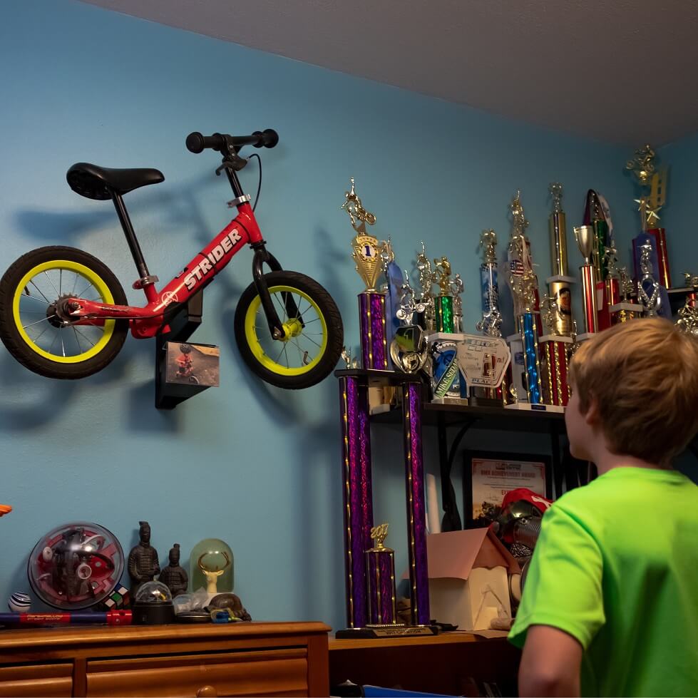 STRIDER BIKES (สไตรเดอร์ ไบร์ท) Memory Mount ที่แขวนรถจักรยานบนผนัง