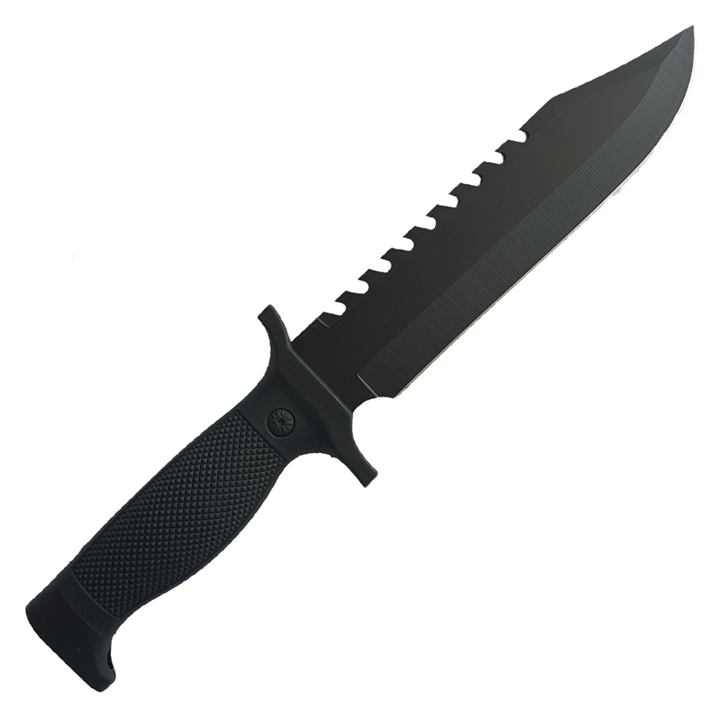 มีดพก มีดใบตาย Columbia 2428A ขนาด 12 นิ้ว (30.5 ซม.) พร้อมปลอกมีด ABS ร้อยเข็มขัดสำหรับเก็บมีด