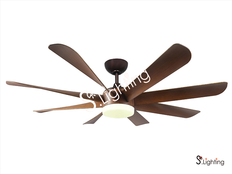 พัดลมโคมไฟ WINFAVOUR WFDC03 สีบรอนซ์แดง (RBM)