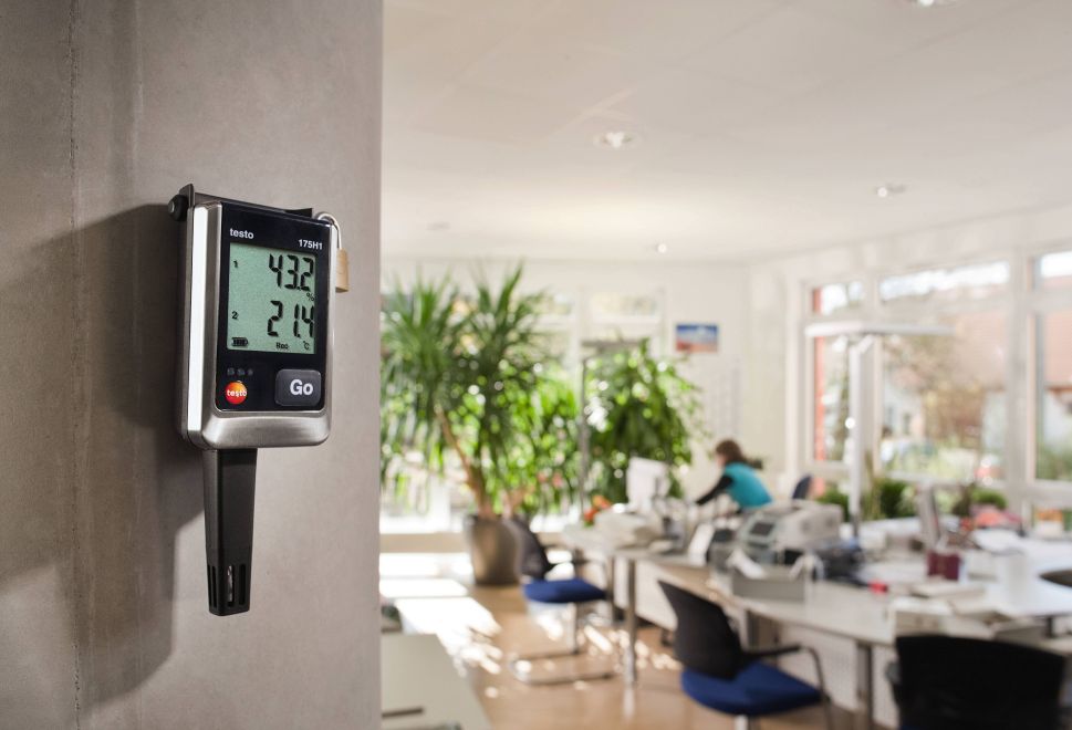 เครื่องวัดและบันทึกอุณหภูมิ ความชื้น Datalogger -20 to +55 °C, 0 to 100 %RH