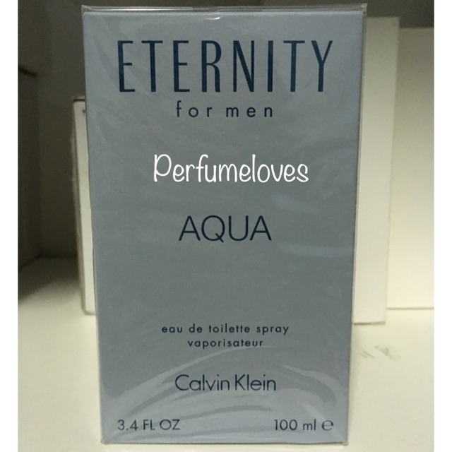 (แท้100%) Ck eternity aqua for men edt 100ml กล่องซีล