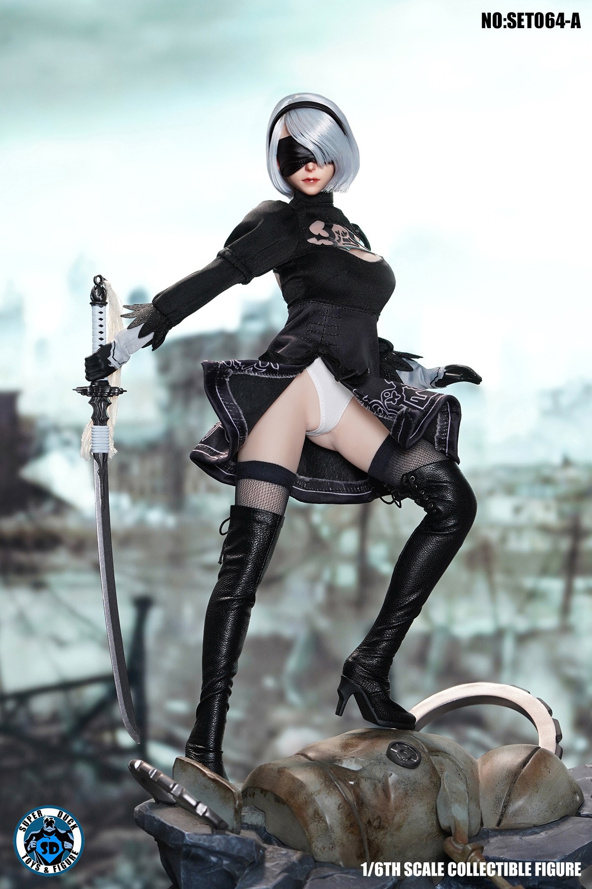 SUPER DUCK SET064-A 1/6 Sexy Cyborg 2.0 (Skirt Version)