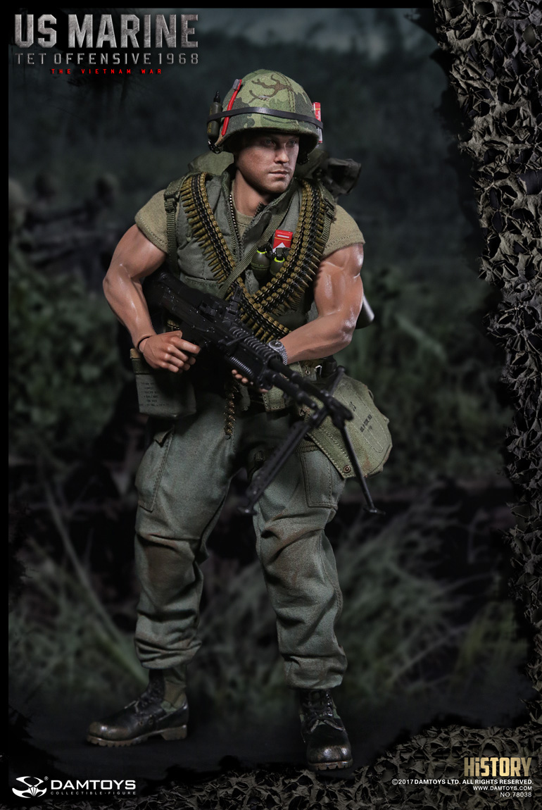 DAMTOYS 78038 HISTORY SERIES 16 U.S.MARINE (TET OFFENSIVE,1968) - VIETNAM WAR