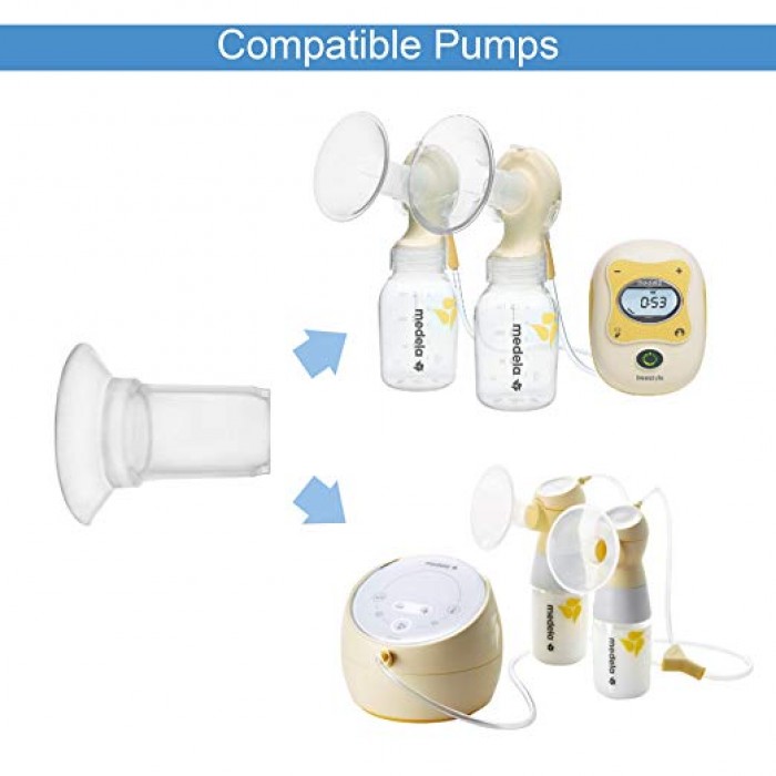 MAYMOM (เมย์มัม) ตัวสอดลดขนาด (1คู่) 24mm. สำหรับกรวย handfree เท่านั้น