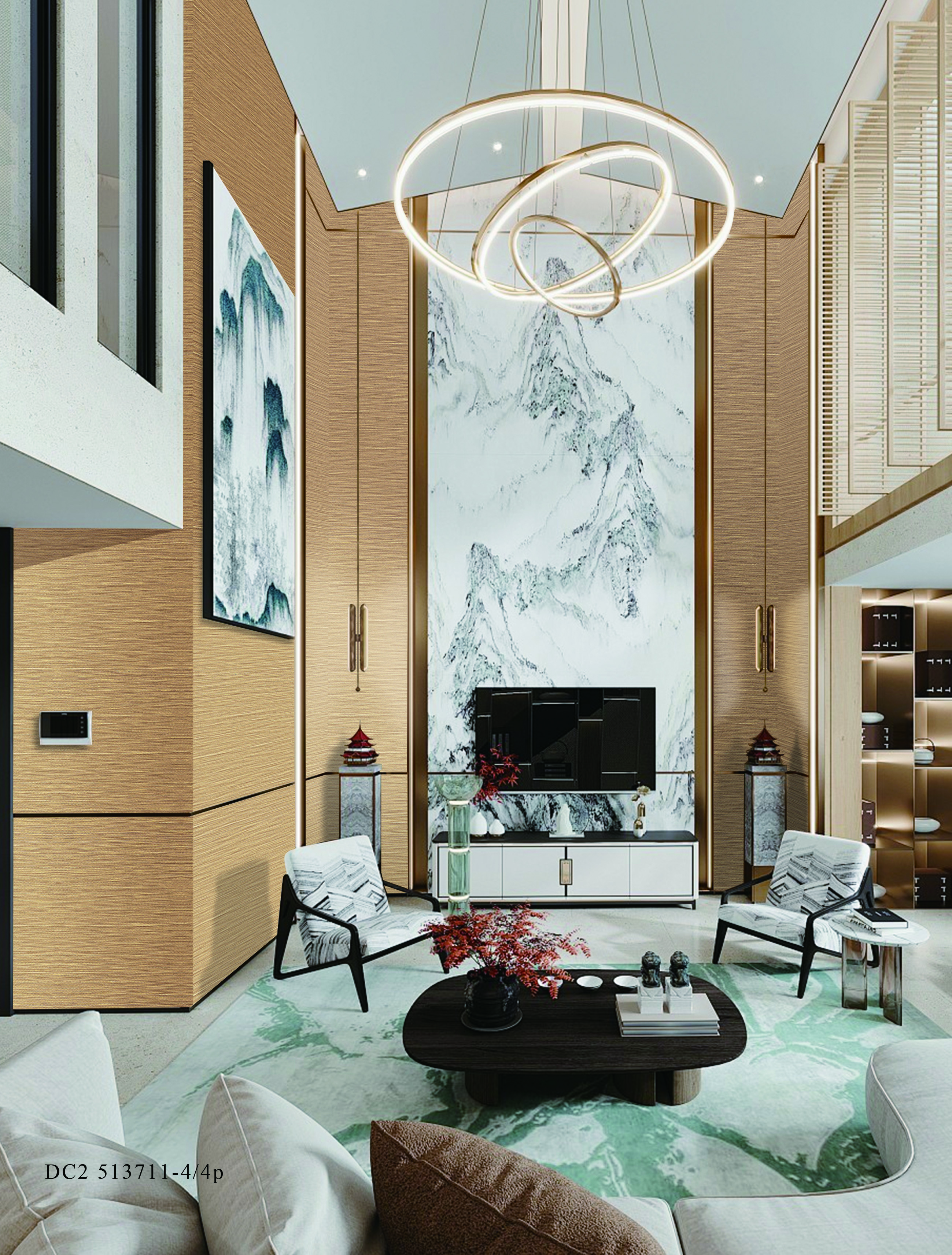วอลเปเปอร์หลังผ้า พรีเมียมหรู ผิวสัมผัสหนา ทนทาน กันลามไฟ : Fabric-Backed Wall Paper