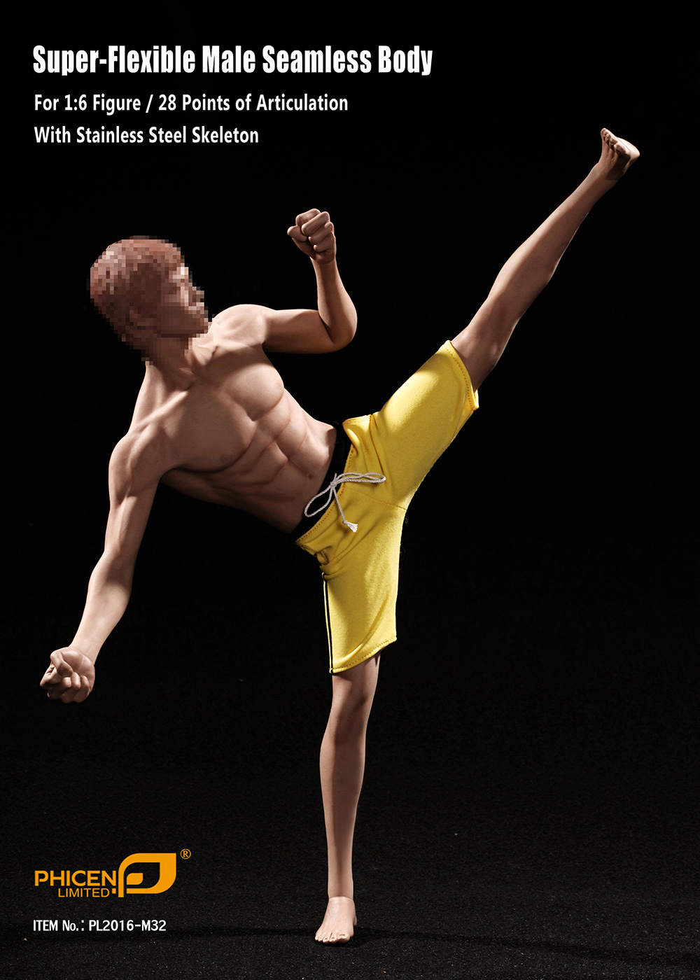 TBLeague PL2016-M32 Super flexible Asia Male Seamless Body